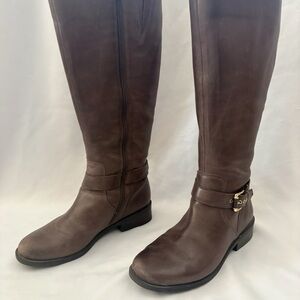 Elegant Brown Knee-High Boots